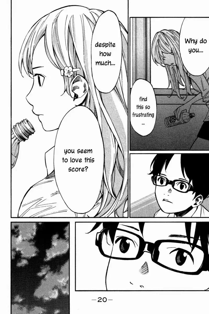 Shigatsu wa Kimi no Uso Chapter 21 22